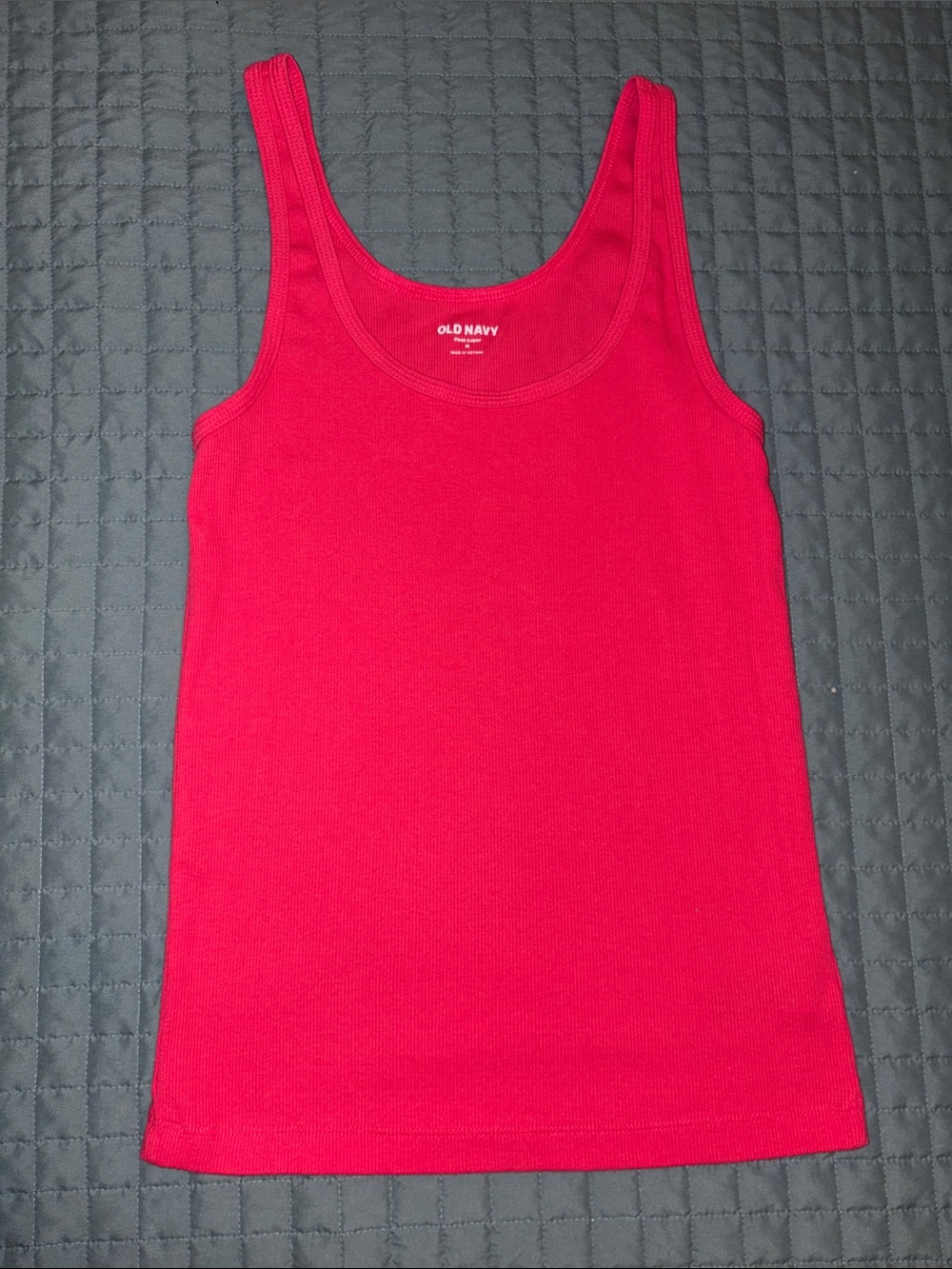 Old Navy Hot Pink Ribbed Scoop Tank